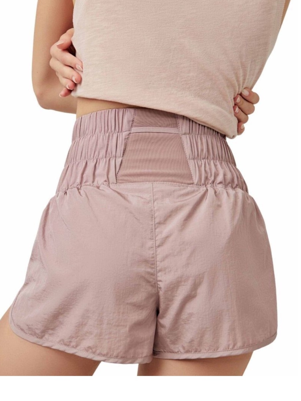 Fp Movement Free People size Medium The Way Home Mauve Athletic Shorts